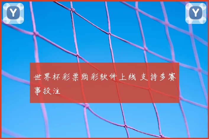 世界杯彩票购彩软件上线 支持多赛事投注